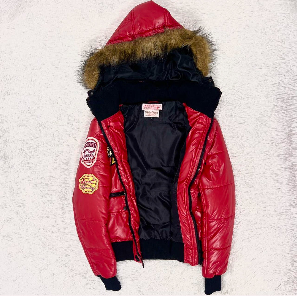 Lust Faux Fur Hood Puffer Jacket