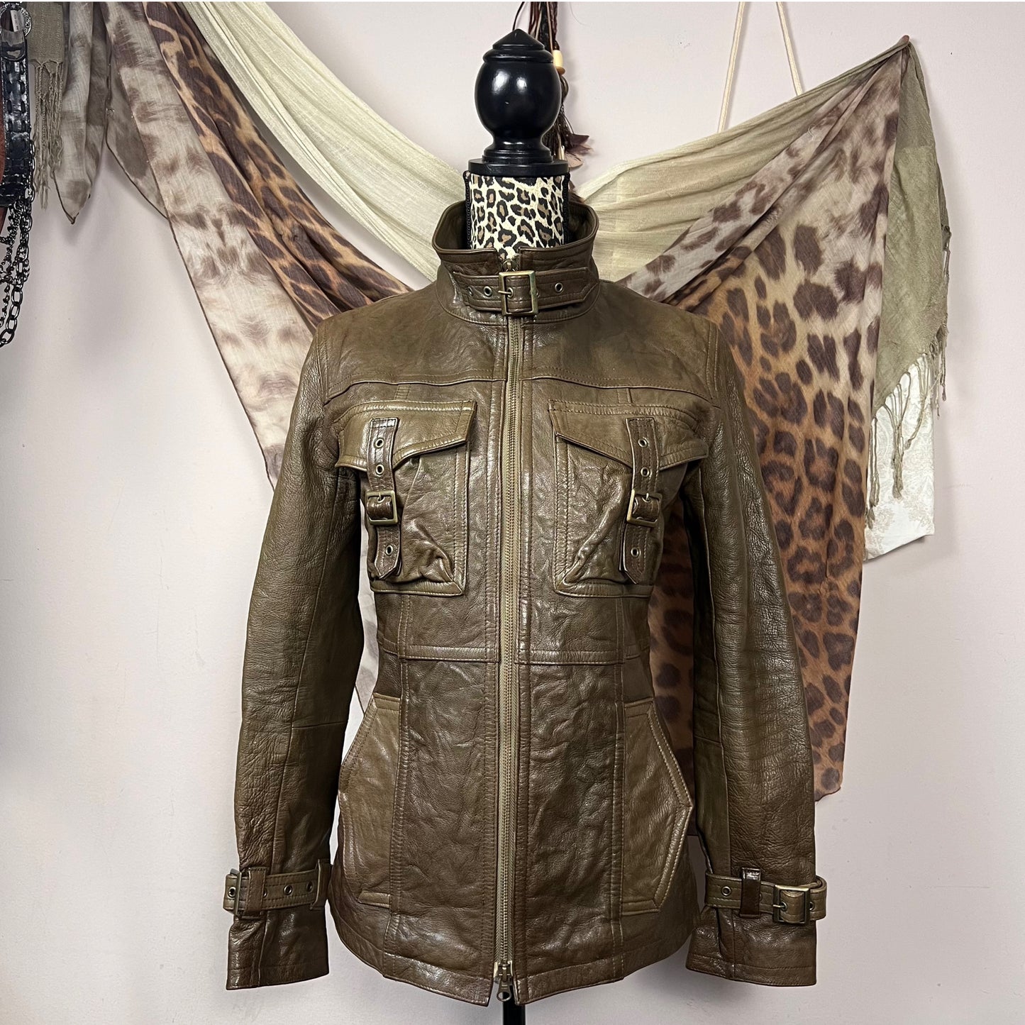 Tornado Mart Leather Bondage Jacket