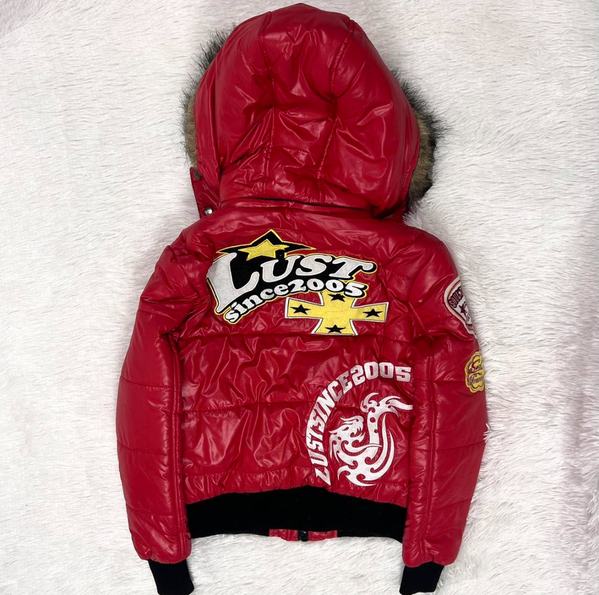 Lust Faux Fur Hood Puffer Jacket