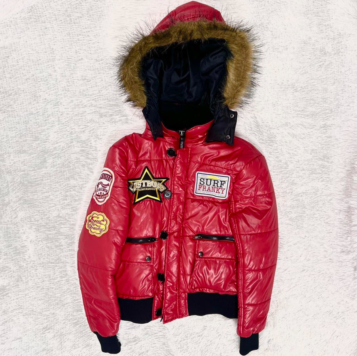 Lust Faux Fur Hood Puffer Jacket
