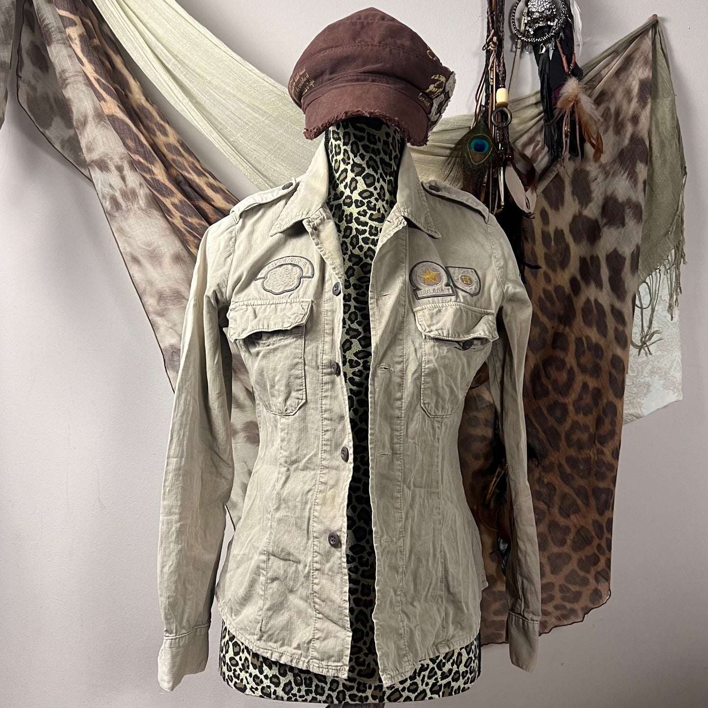 Hysteric Glamour Military Patches Shirt