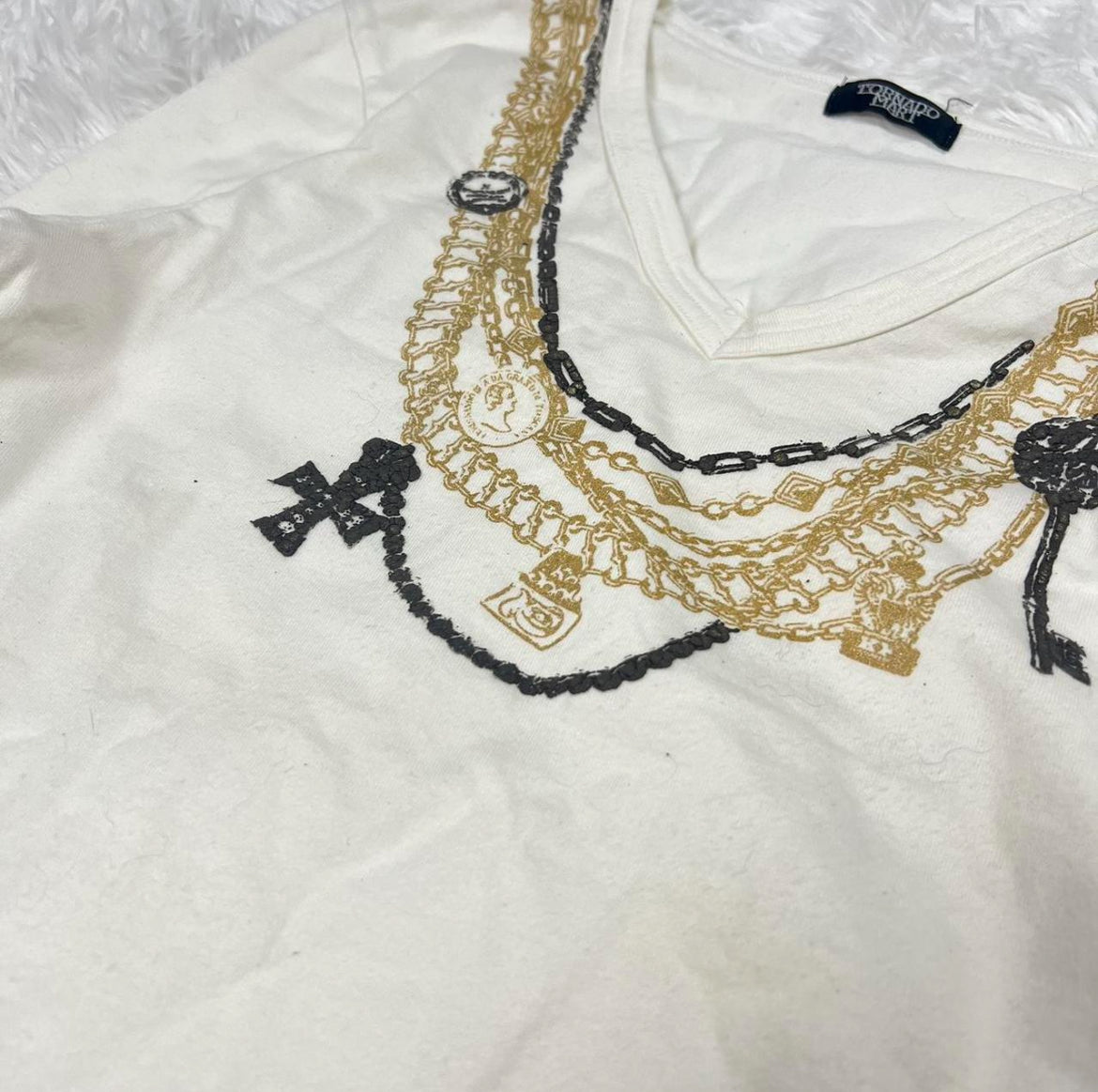Tornado Mart Necklace Long Sleeve Shirt