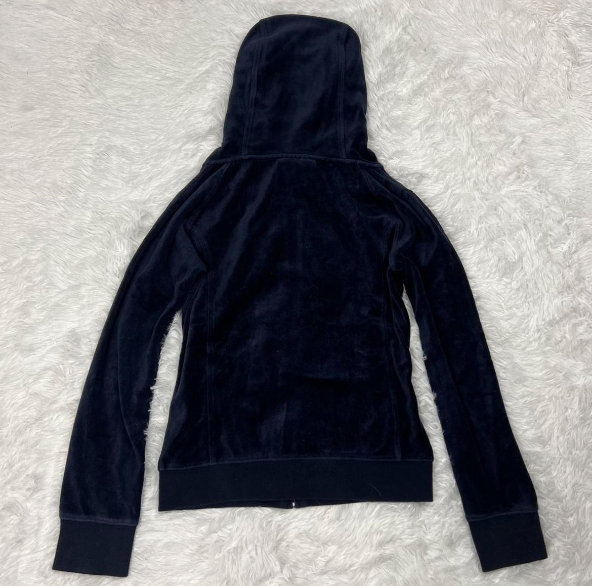 Japanese Brand Gyaru Velour Zip Up Hoodie